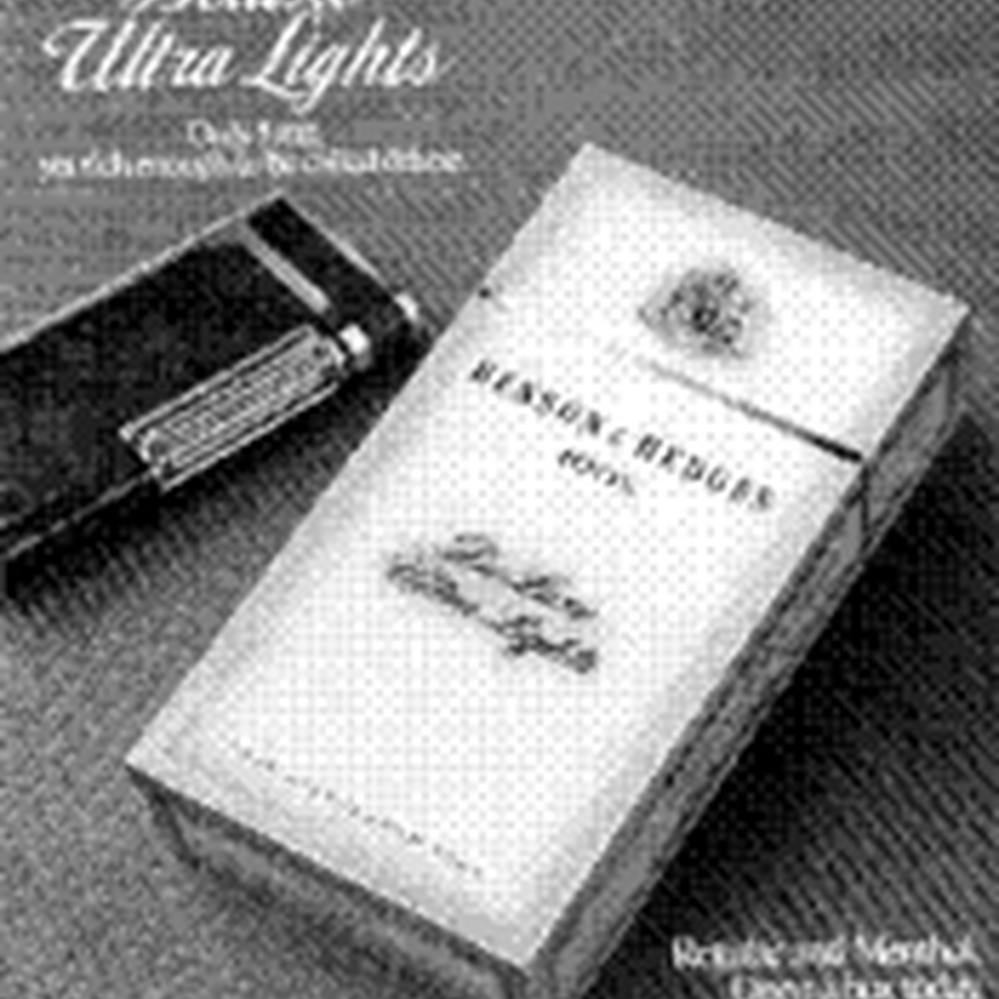 BENSON & HEDGES Deluxe Ultra Lights — Calisphere