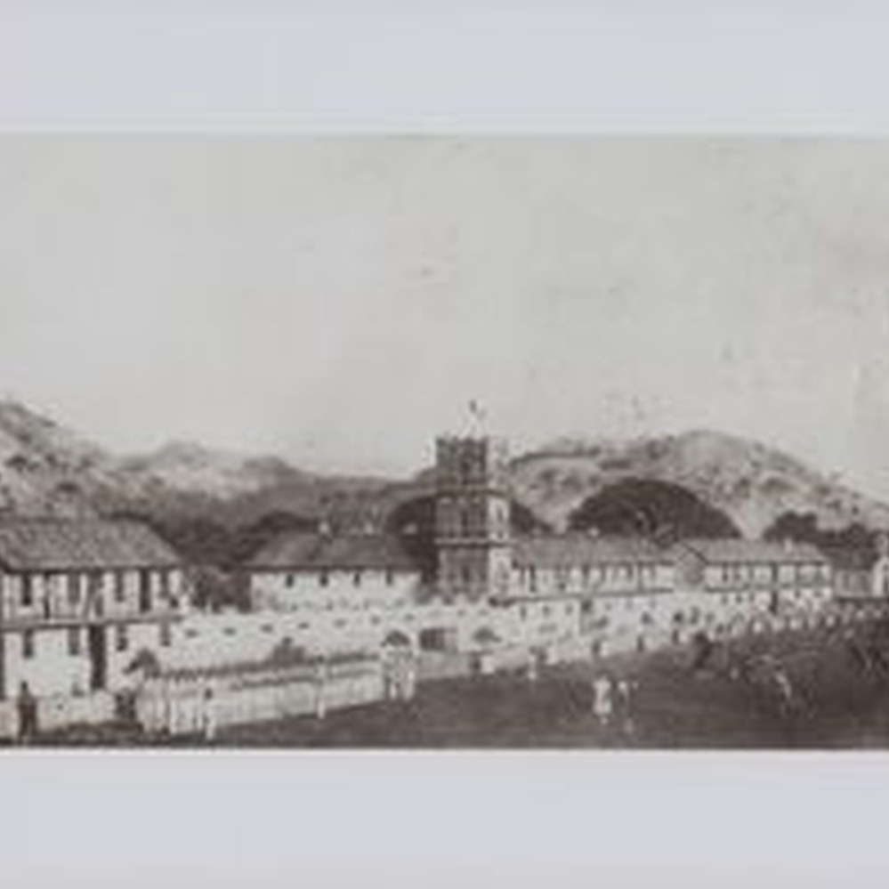 Mexican fort and barracks, Sonoma, California, in the 1840s — Calisphere