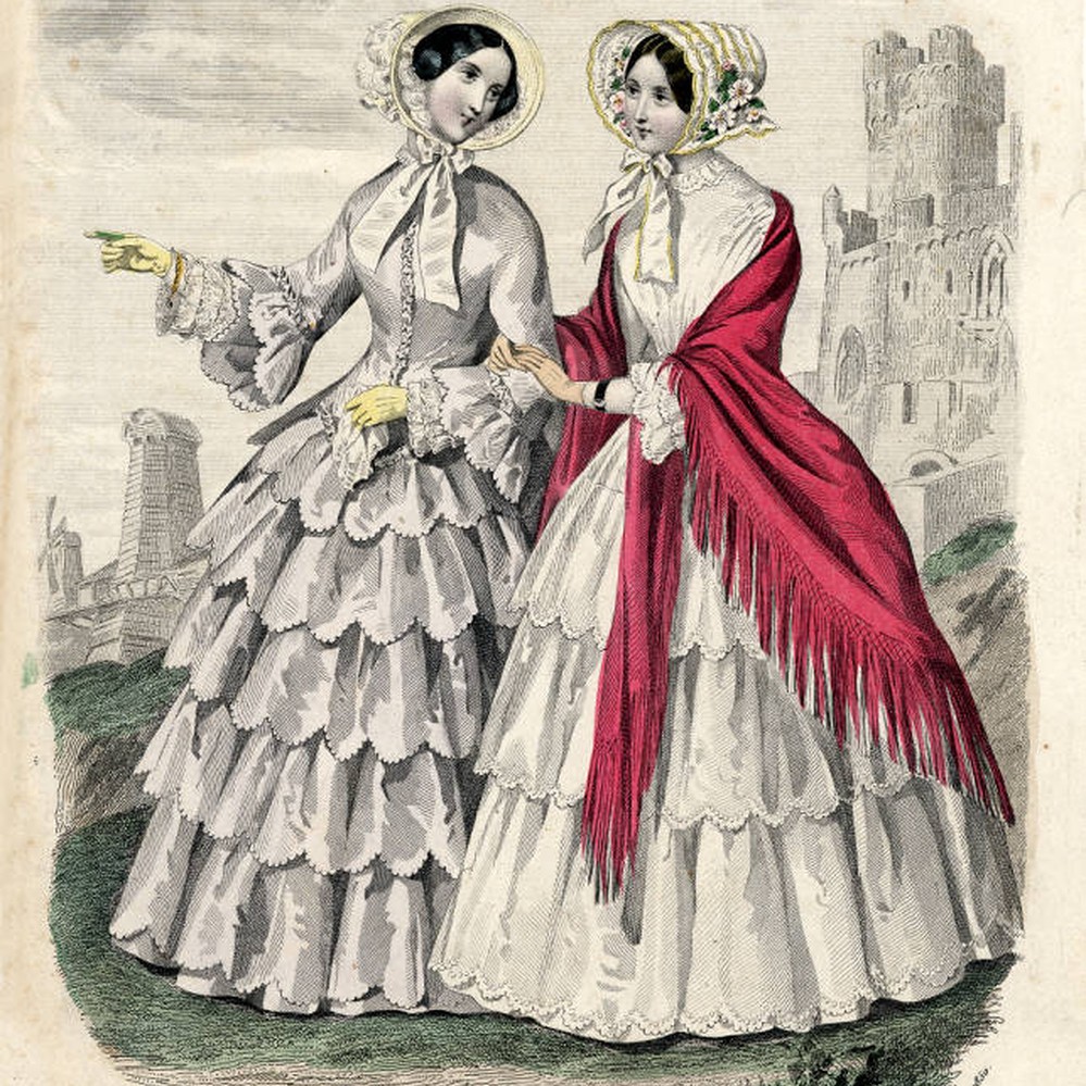 Day Dresses, 1850  Calisphere