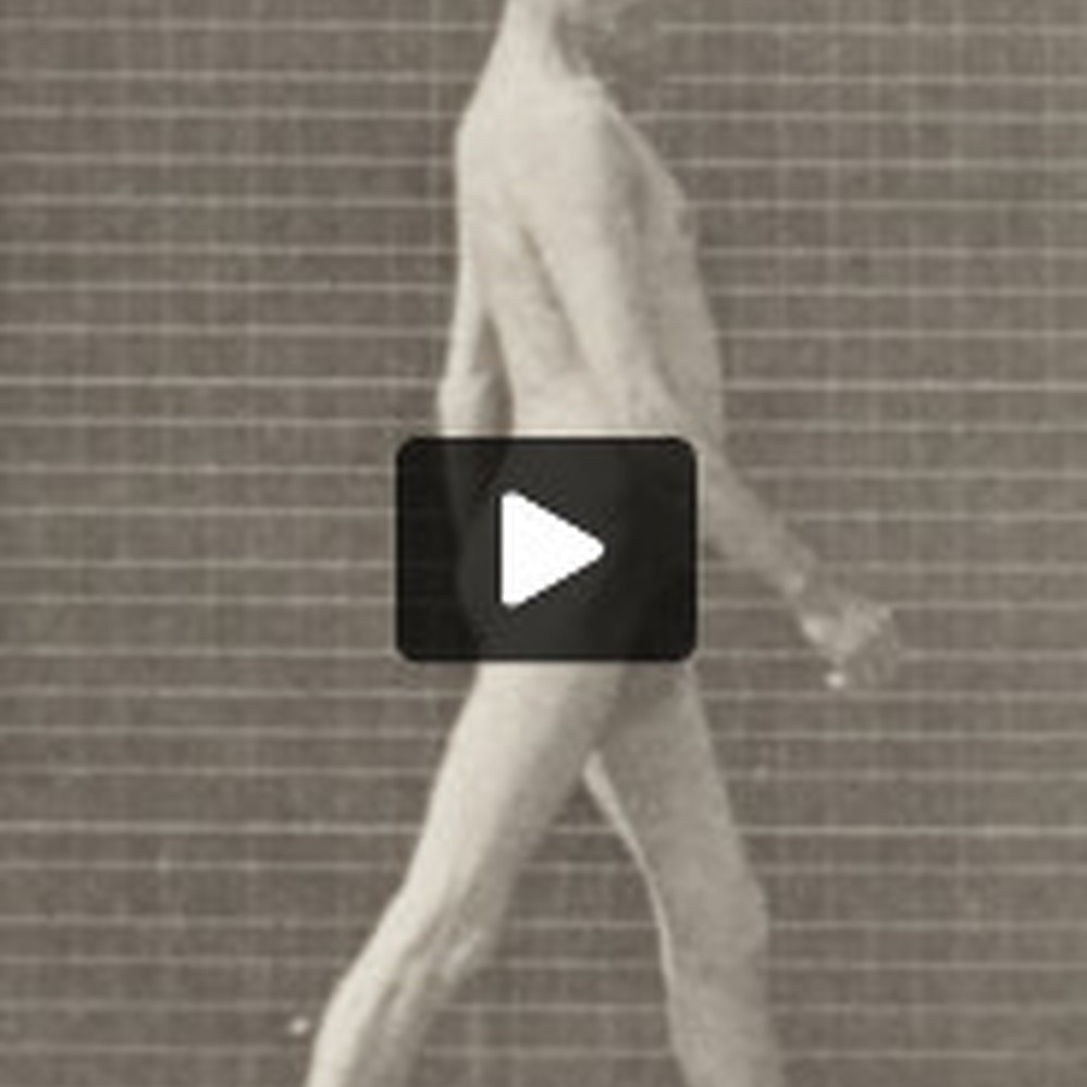 Nude man with locomotor ataxia walking with both arms up and down —  Calisphere