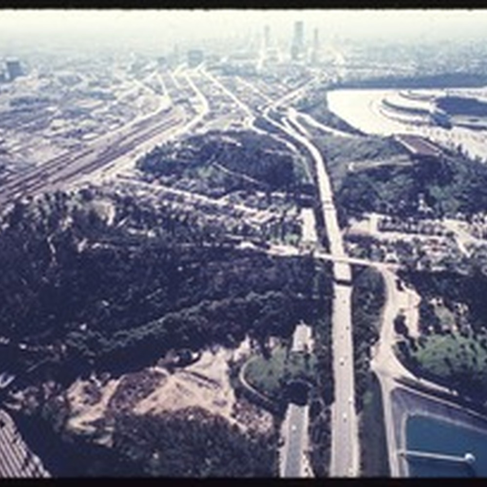 Aerial photograph of Elysian Park, Solano Canyon, and Dodger Stadium, Los  Angeles, ca. 1973 — Calisphere