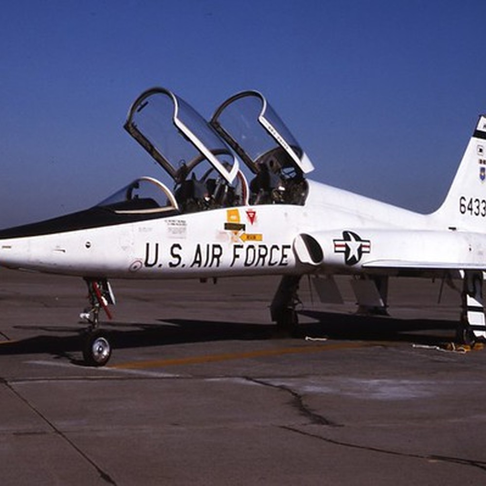 Northrop T-38A Talon 66-4334 McClellan AFB 21May83 Peter B Lewis