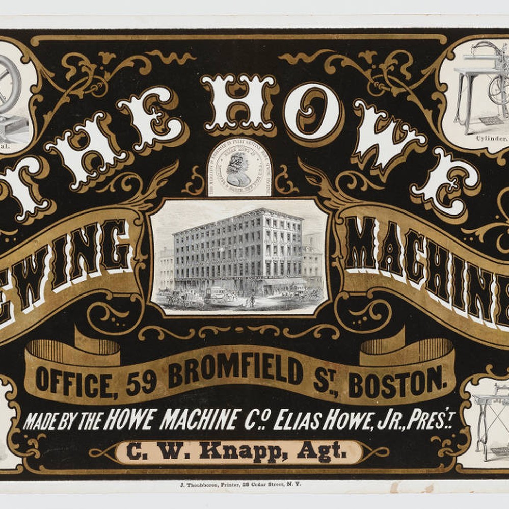 The Howe sewing machine — Calisphere