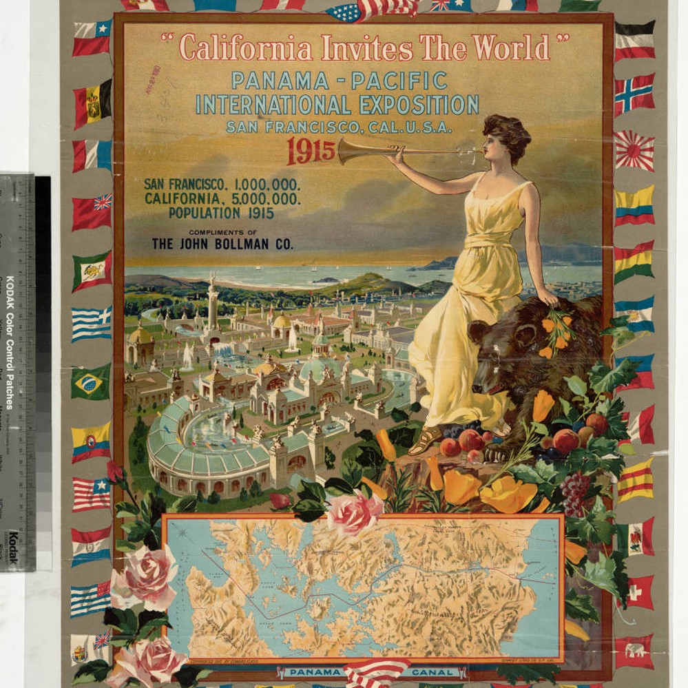 1904年 San Francisco ブローチCalifornia 西海岸 1904年 San