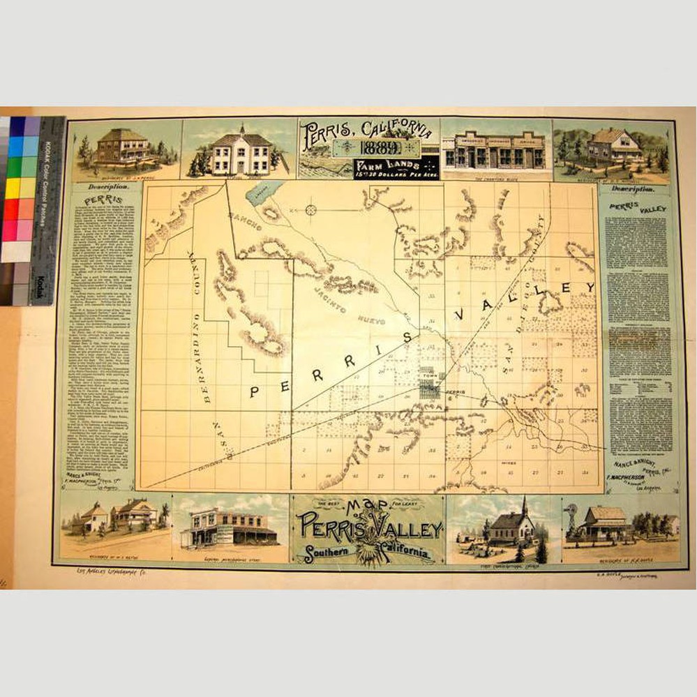 Perris California Map