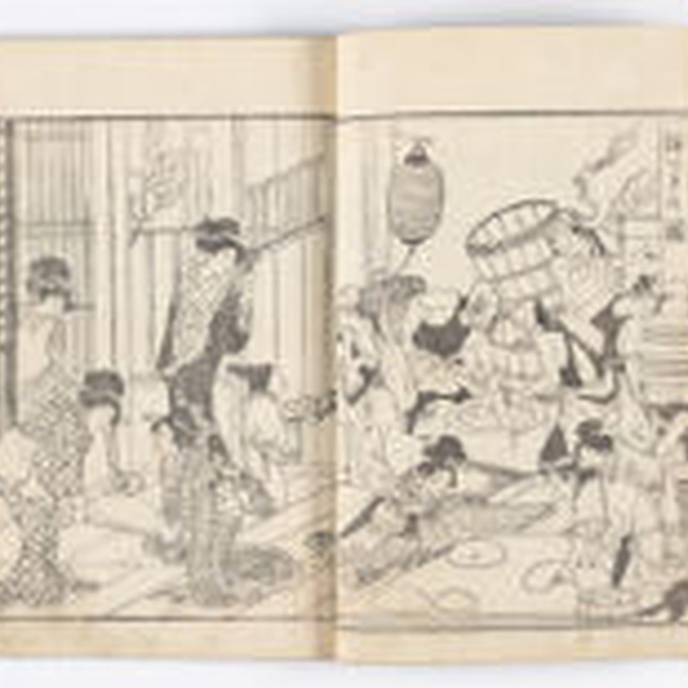 Seirō ehon nenjū gyōji [b&w] : kan 2 | 青楼絵本年中行事 [b&w