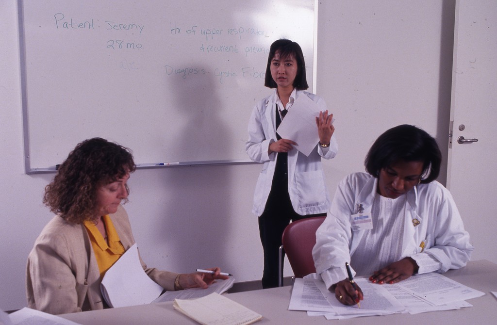 Students in a Communications class? — Calisphere