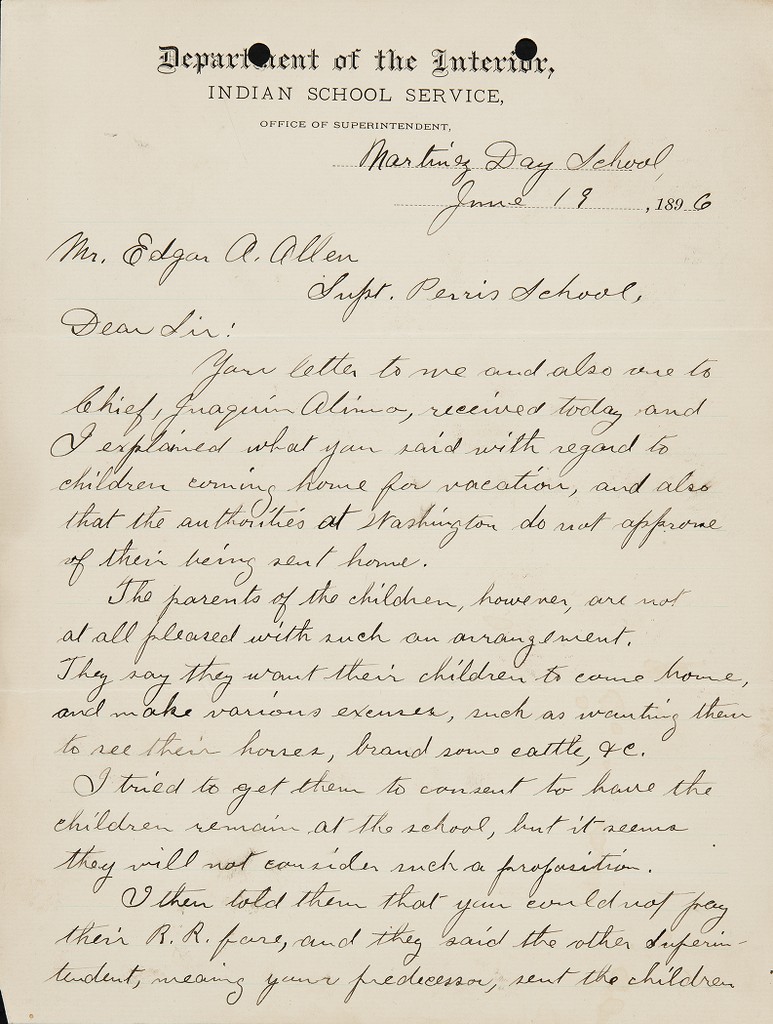 James Allen Letter Letter to E. A. Allen from James M. Gates — Calisphere